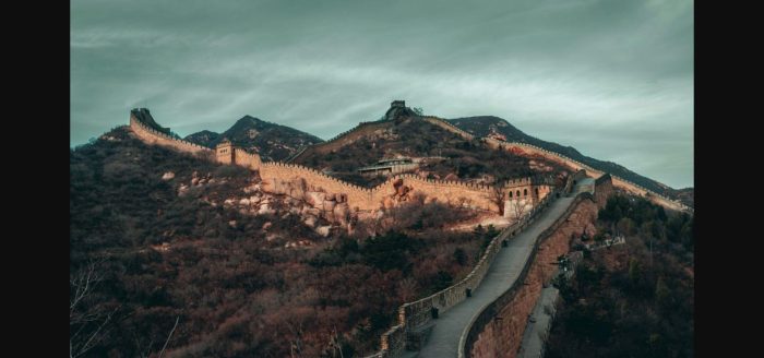 china-muralha-entardecer